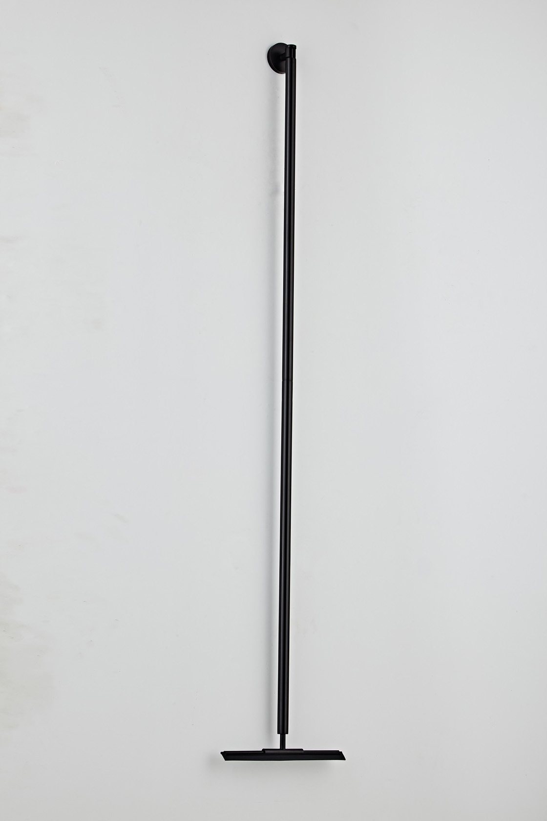Saniclear Nero badkamer vloerwisser 125 cm mat zwart
