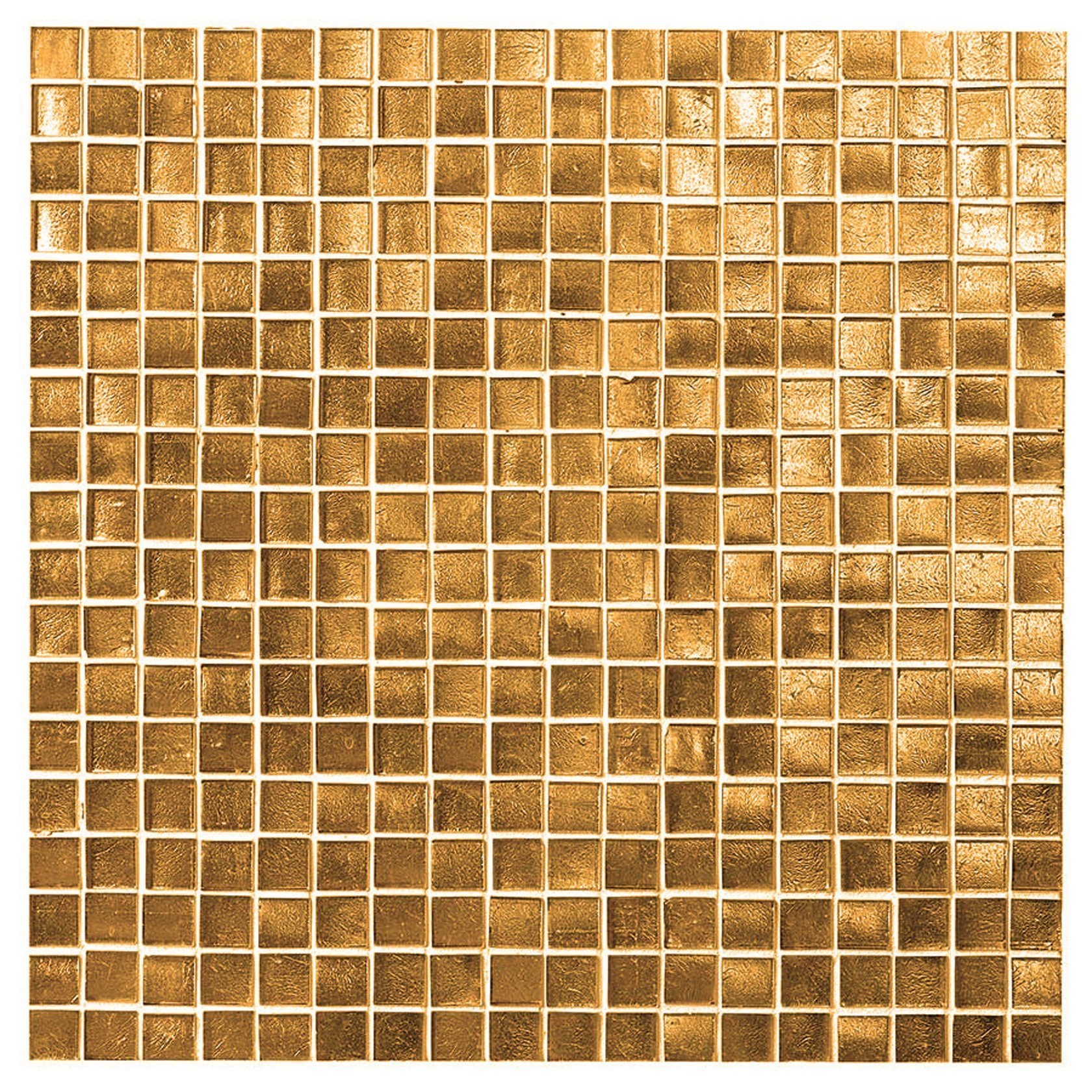 Glass Eclat Limpopo mozaiek 15x15 mm goud glans